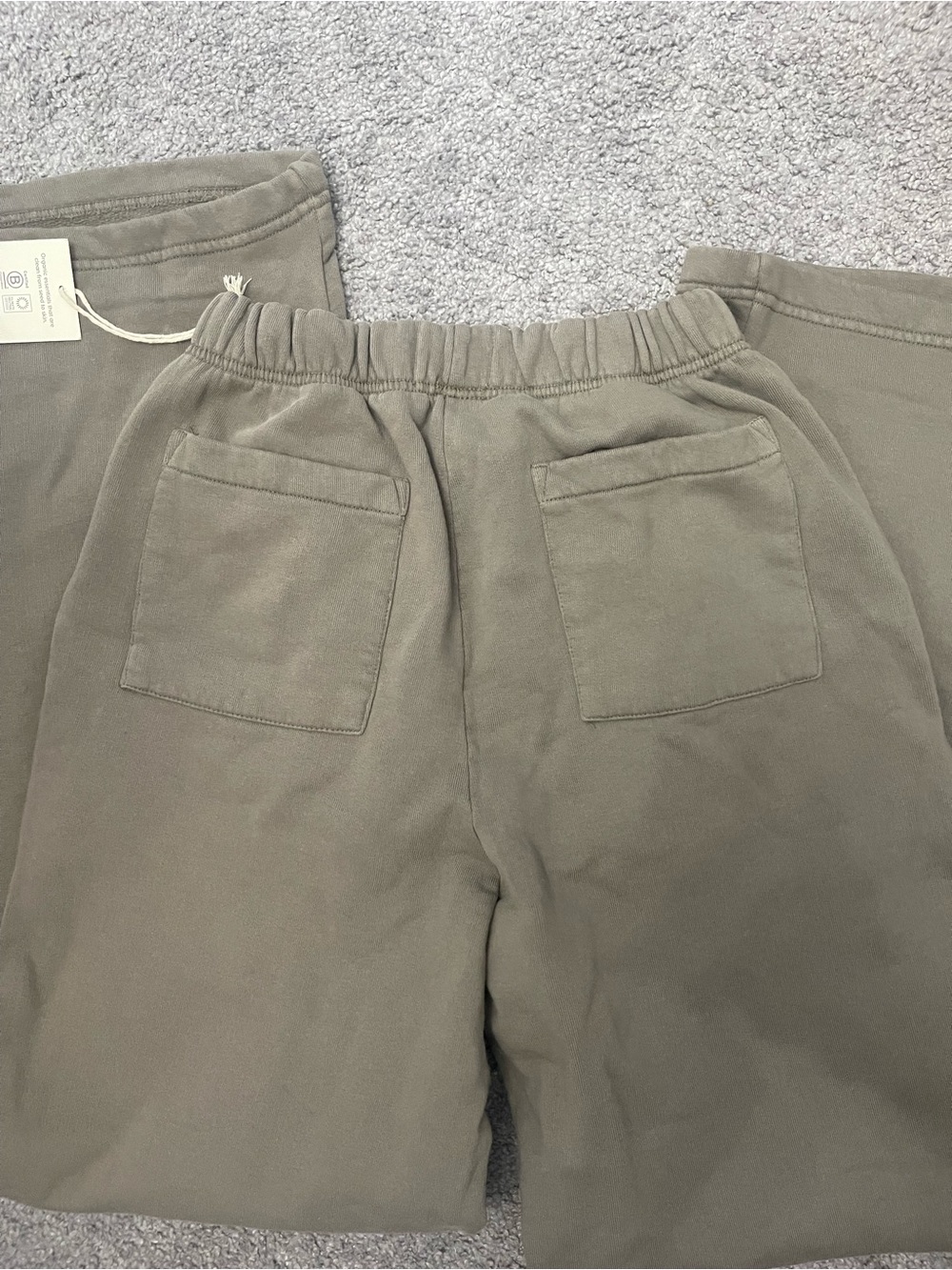 NWT Mate the Label Organic Fleece Straight Leg Sweatpant - Picture 4 of 4